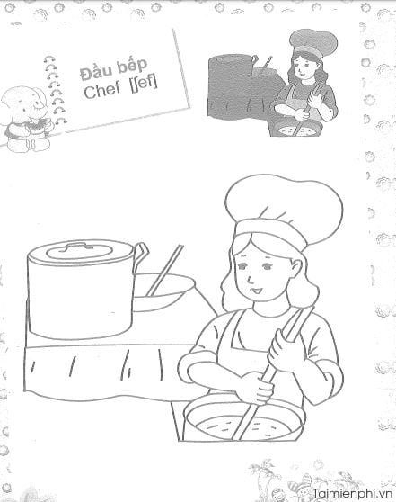 Tổng Hợp 69+ Vẽ Tranh Đầu Bếp Siêu Hot - Thtantai2.Edu.Vn
